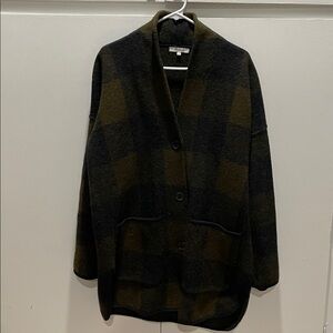 Buffalo Check Sweater Coat - by Madewell ($188 & sold out online) - size small